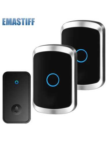 Wireless Waterproof Self-Powered Doorbell with Remote Receiver - Smart Home