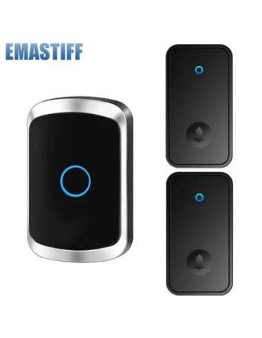 Wireless Waterproof Self-Powered Doorbell with Remote Receiver - Smart Home