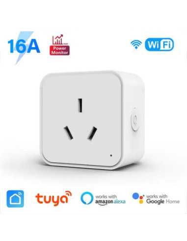 Smart Power Monitor Plug: Tuya Zigbee Wifi Socket Control