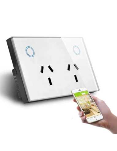 Tuya Smart Wall Socket: WIFI Plug Outlet with Wireless Remote Control