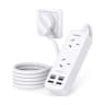 Power Board with USB C,Travel Powerboard with 1.2M Extension Cord