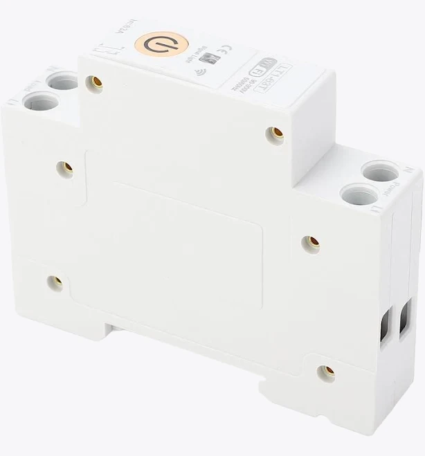 LT1 63T Smart Switch Circuit Breaker Touch Control Power Metering Timer Relay 63A Timer Voice Remote Control Energy Monitor for APP Control for Home