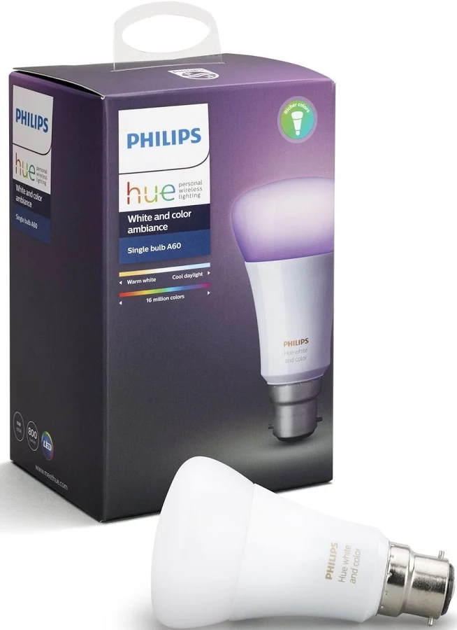 Philips Hue White & Color Ambiance B22 Bulb